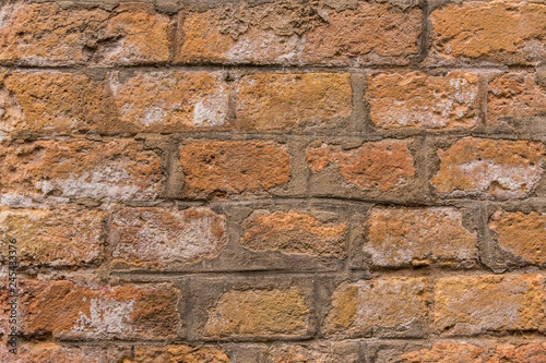 Old brick wall. Backround, texture