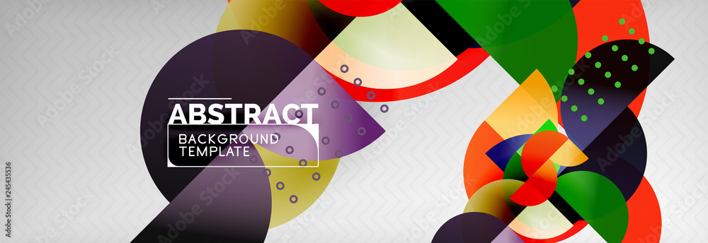 Circle composition abstract background Circle composition abstract background