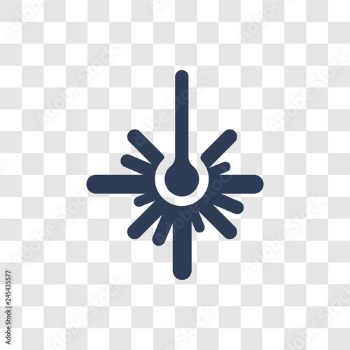 Laser icon vector