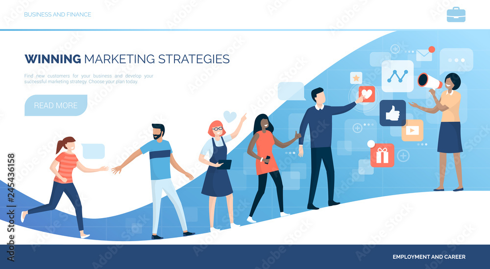 Winning customers with marketing strategies