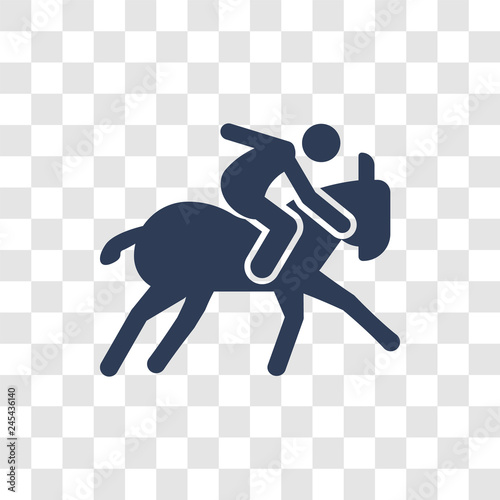 horse racing icon vector