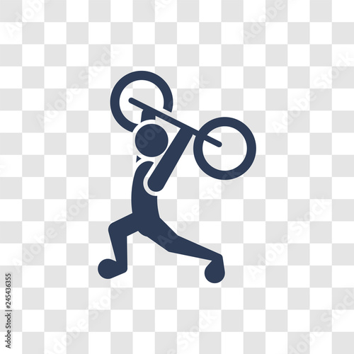 powerlifting icon vector