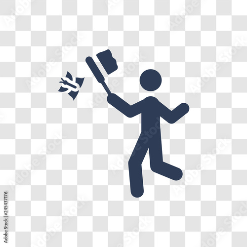 Butterfly catcher icon vector
