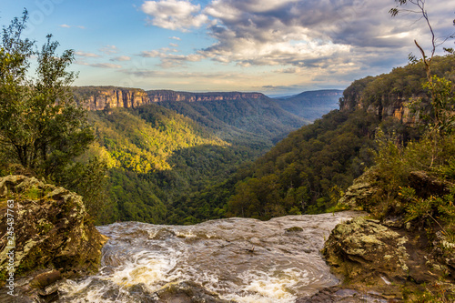 View of the Fitzroy Falls in New South Wales photo