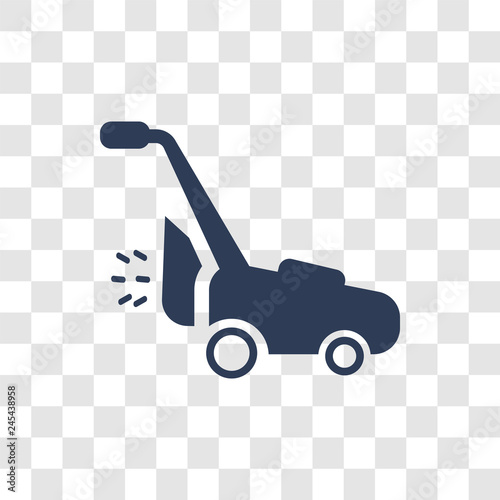 Mower icon vector