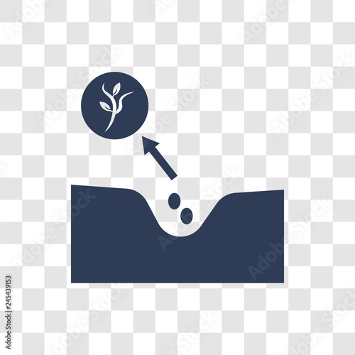 Seed icon vector