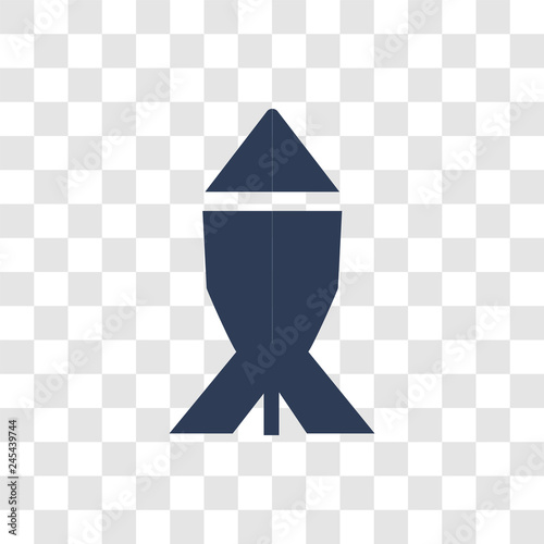 Depth Charge icon vector