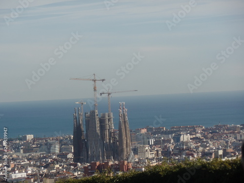 Views over Barcelona city, Spain