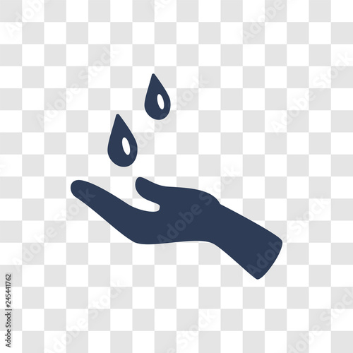 Hand washing icon vector