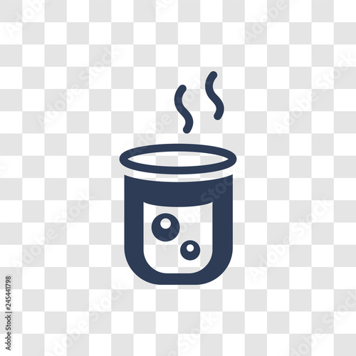 Hot water icon vector