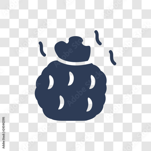trash bag icon vector