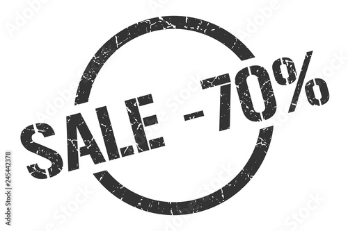 sale -70% stamp