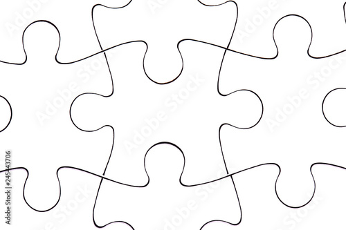 white jigsaw puzzle