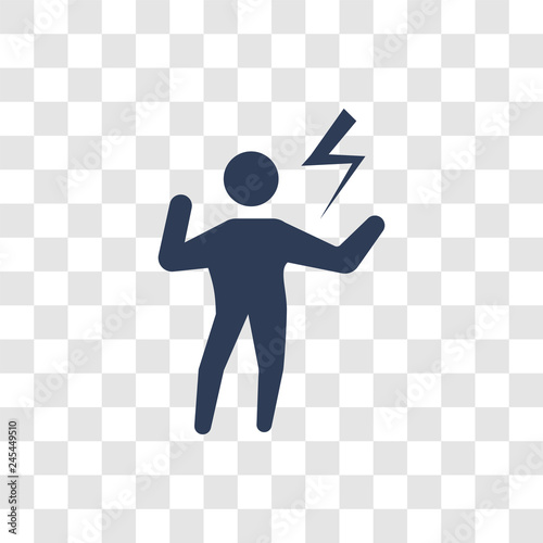 energized human icon vector