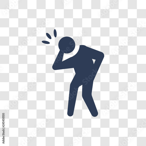 sore human icon vector