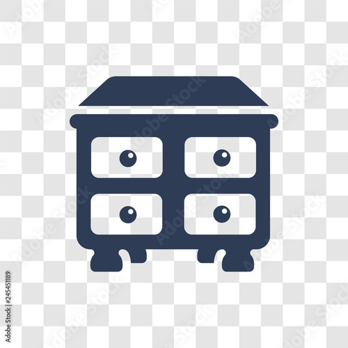 Drawers icon vector