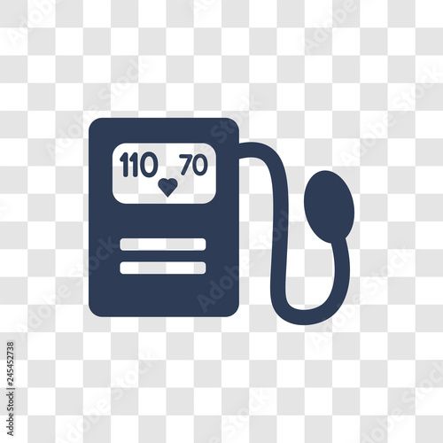 Sphygmomanometer icon vector