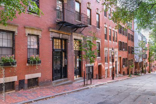 Obraz na plátně Revere Street, Boston, Massachusetts