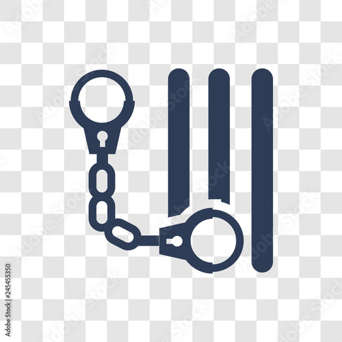 Criminal icon vector