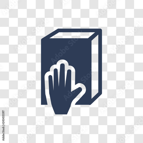 Oath icon vector