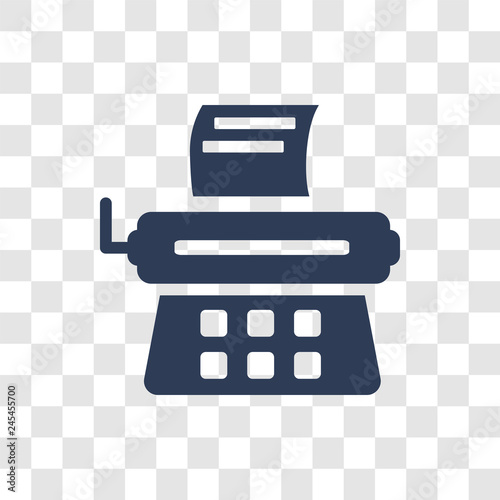 Stenographer icon vector