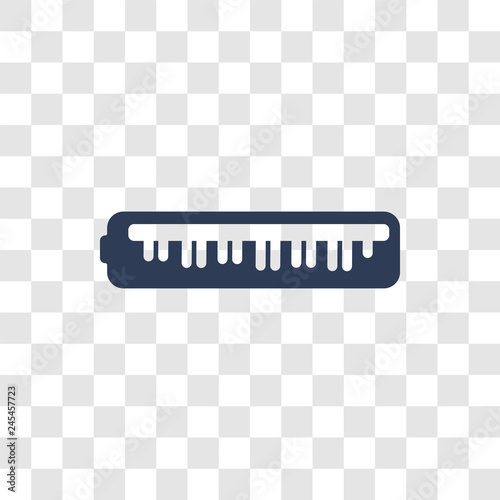 Melodica icon vector