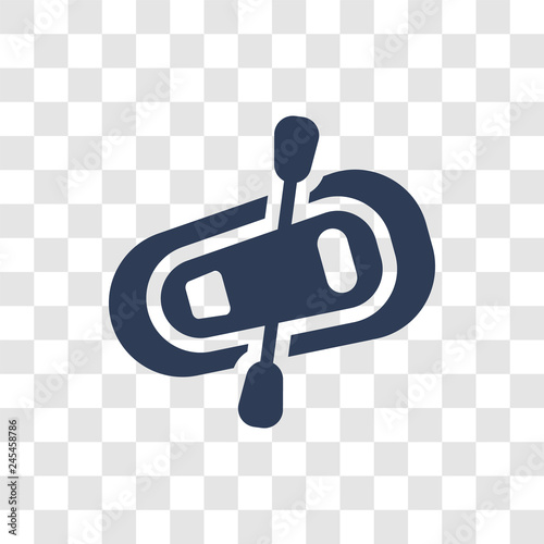 Rubber Raft icon vector