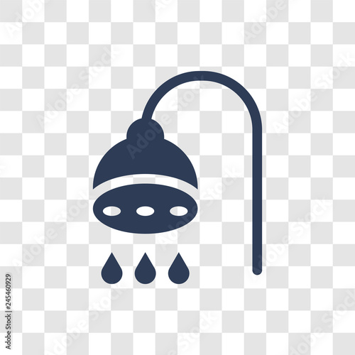 Luxury shower icon vector