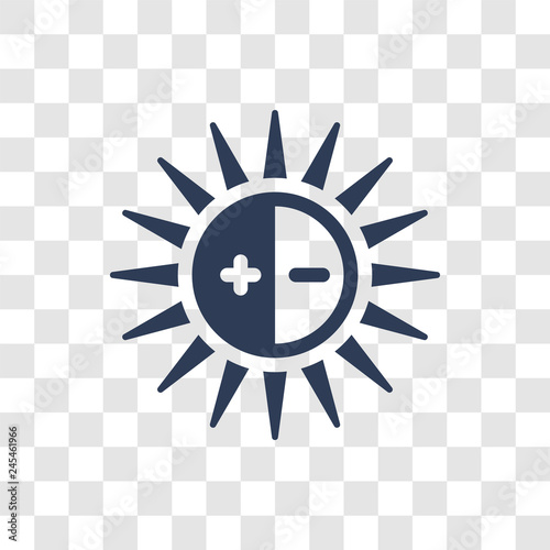 Brightness icon vector