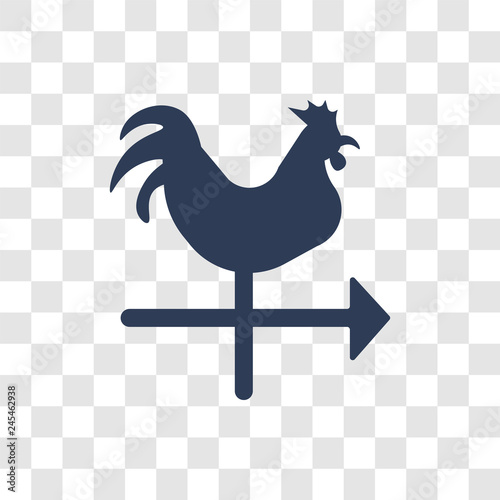 Photos Weathercock icon vector