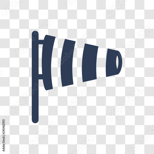 Windsock icon vector