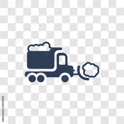 Snowplow icon vector