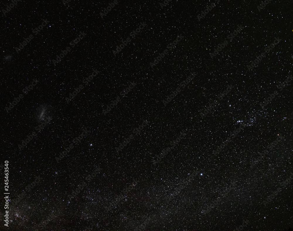 Milky Way Galaxy, star constellation, southern hemisphere