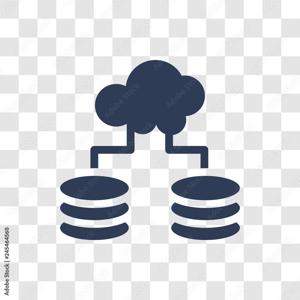 Fotografie Big data icon vector