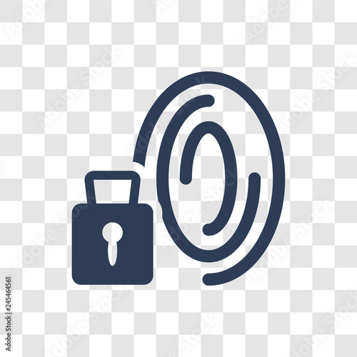 Biometrics icon vector
