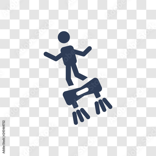Flyboard icon vector