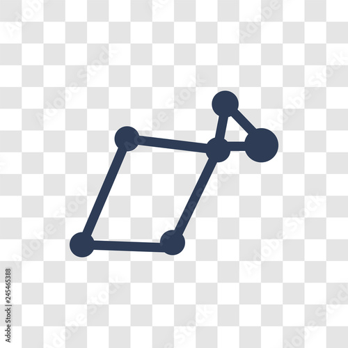 Lyra Constellation icon vector