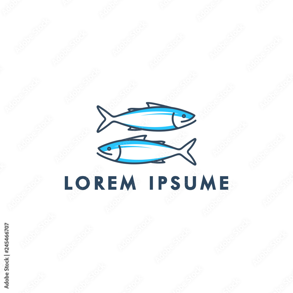 Fish icon symbol design template vector illustration Fish icon symbol design template vector illustration