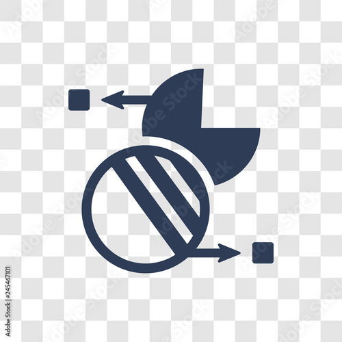 Value Chart icon vector
