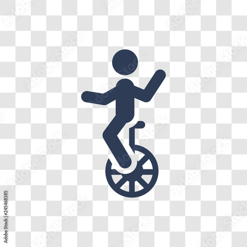 Unicycle icon vector