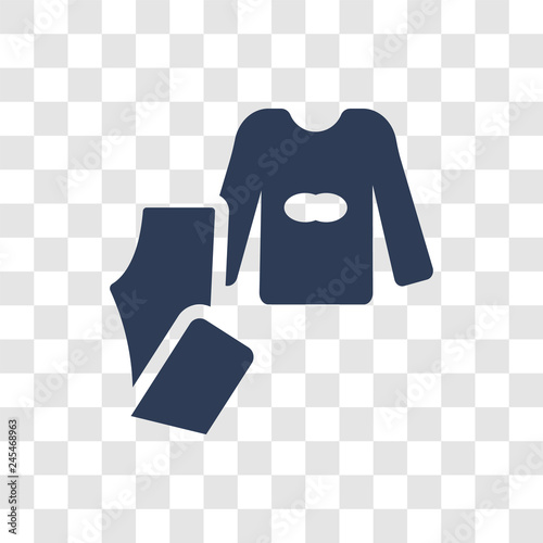 Pijama icon vector