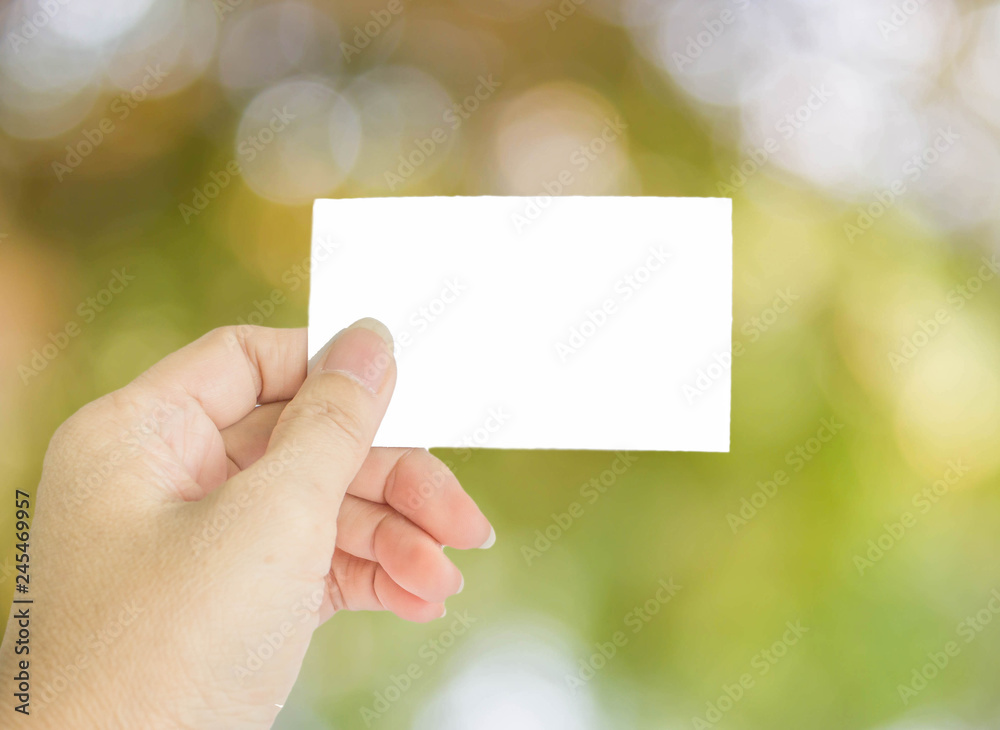 concept hand hold blank paper concept hand hold blank paper