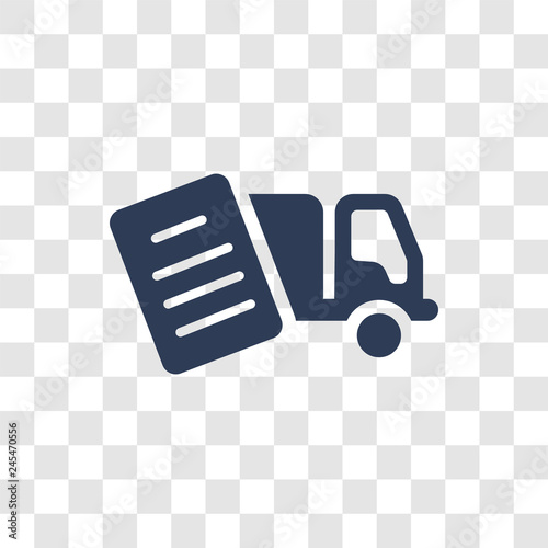 waybill icon vector