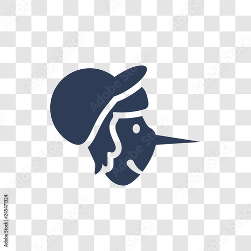 Pinocchio icon vector