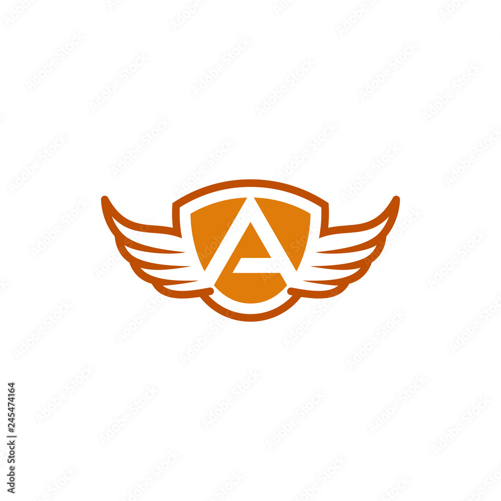 Obraz premium Wings icon symbol design vector illustration