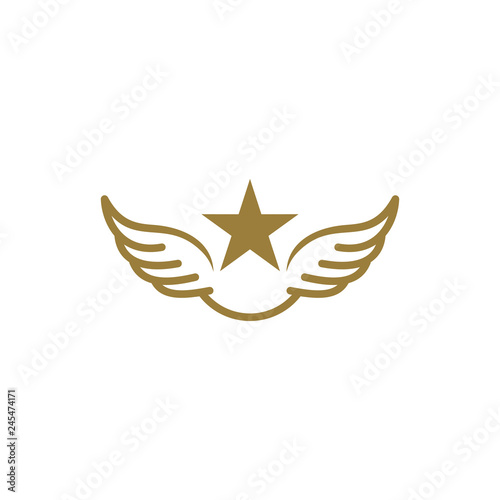 Wings icon symbol design vector illustration