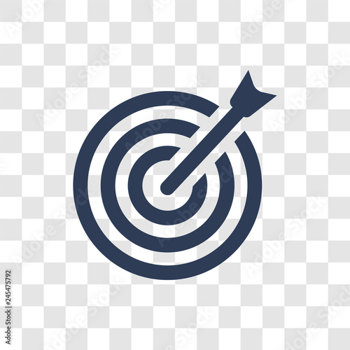 Bullseye with target icon vector