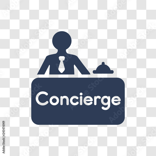 Concierge icon vector