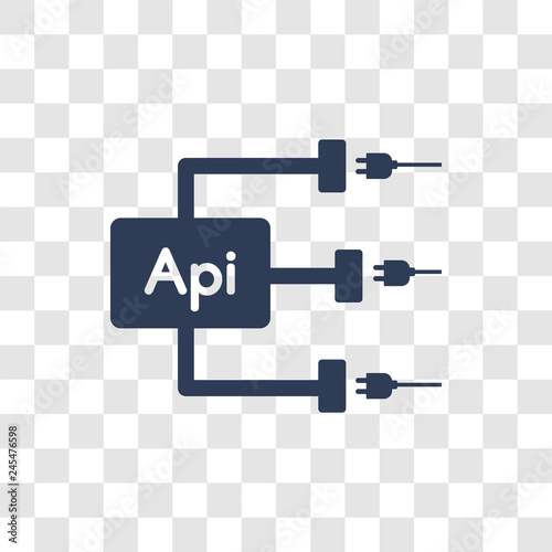 Api icon vector