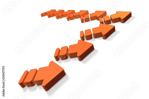 連携して前進する矢印 アブストラクト Stock イラスト Adobe Stock